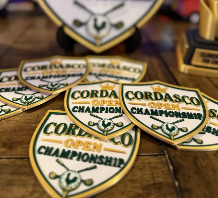 Cordasco Open Championship Crest patches